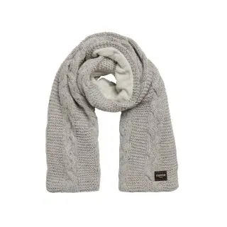 Superdry für Damen. W9310068A Grau gestrickter Achterschal (OSFA), Lässig