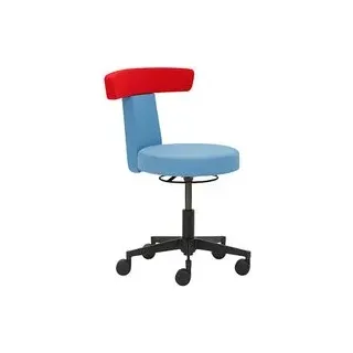 Mayer Arbeitshocker myDUO 1262 KGAS 622 hellblau, rot, 1 St.
