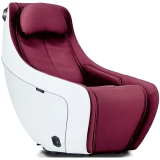 Synca Massagesessel CirC Kunstleder 56 x 66 x 117 cm Bordeaux mit Wärmefunktion