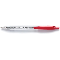Hi-Text 900 Matic Druckkugelschreiber, 1 mm, Rot, 24 Stück