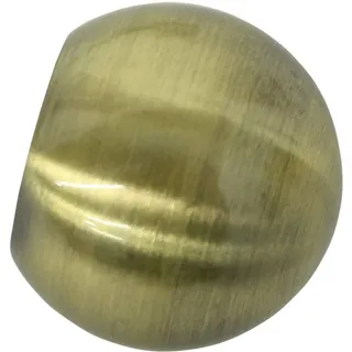 GARDINIA Endknopf »Memphis« Kugel Messing-Antik 2-er Pack