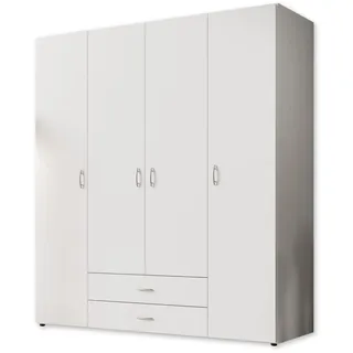 SchlafKONTOR Base 160 x 177 x 52 cm weiß