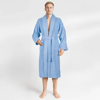 HAMMETEX Herrenbademantel »hergestellt aus 100% Baumwolle – 380 g/m2 Frottee, mit Taschen« 1 Stk.