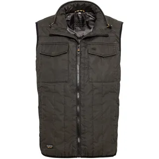 camel active Herren Steppweste mit Stehkragen Oliv, menswear-50