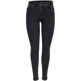 ONLY Damen ONLPOWER MID PUSH UP SK JEA REA3722 NOOS Skinny Jeans, Grau (Medium Grey Denim Medium Grey Denim), 34/Small