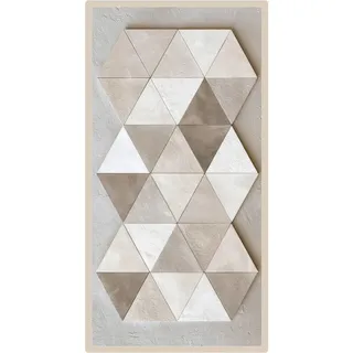 Euroart Akustikbild , Multicolor , Holz, Naturmaterialien , Kiefer , rechteckig , 120x60 cm , 3D-Effekt, gerahmt , Bilder & Rahmen, Bilder, Sonstige Wandbilder