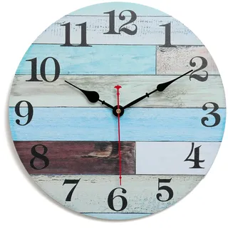keivmlvt Wanduhr 32.5CM aus modernem Holz - Küchenuhr, Gartenuhr, Wohnzimmeruhr Wanduhr ohne Tickgeräusche für Kinder Moderne, lautlose Uhr für Schlafzimmer Wohnzimmer