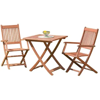 Merxx Rio Set 3-tlg. braun klappbar