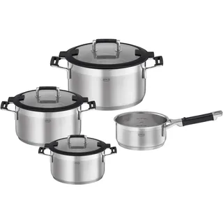 Rösle SILENCE PRO Topf-Set 4-tlg. Kochtopf + Kochtopf + Kochtopf + Stielkasserolle