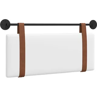 Hängevorderseite Wandmontiert Weiß 110 x 55 x 5 cm Antikes PU - Weiß