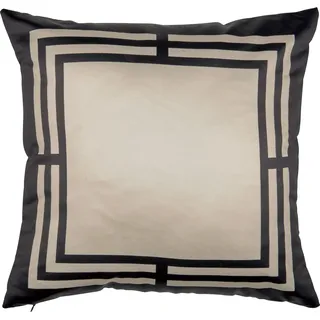 Kissen Modern Antique 45 cm x 45 cm Beige-Schwarz