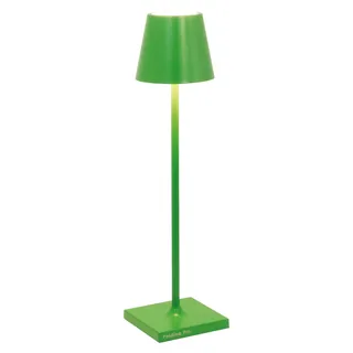 Poldina Pro Micro Apple Green LED-Tischleuchte, wiederaufladbar und dimmbar mit einer Akkulaufzeit von bis zu 12 Stunden - Grün