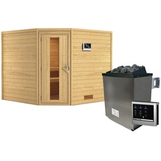 Bild von Sauna Leona 9 kW Saunaofen mit Energiespartür