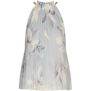 APART Plisseetop mit unregelmäßigen Plissee Falten, hellblau-Multicolor, 40