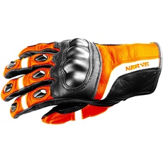 Nerve KQ12 Touring Handschuhe, Schwarz/Neonorange, 7