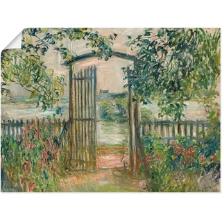 Artland Poster »Das Gartentor in Vetheuil« Garten 1 Stk. tlg. ohne Rahmen, grün