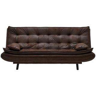 ti'me Schlafsofa Dunkelbraun, - 194x100x90 cm,