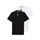 Herren Doppelpack Poloshirt Basic mit Logo Print