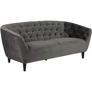 Actona Sofa Ria Stoff Dark Grey 3-Sitzer