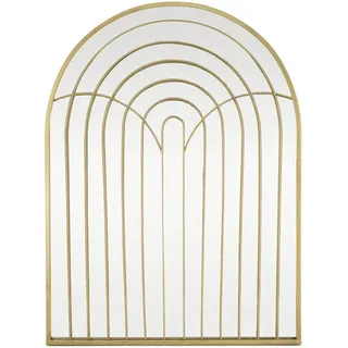 Art for the Home Spiegel Francesca , Goldfarben , Glas , Uni , Oval , 60x1x80 cm , Spiegel, Wandspiegel