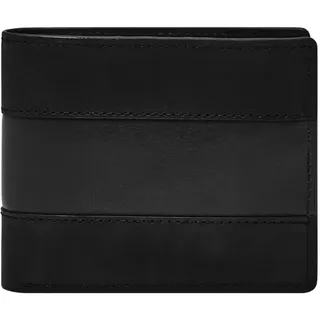 Fossil Geldbörse für Herren Everett, Leder Bifold schwarz 11,5 cm L x 2,5 cm B x 9,6 cm H ML4400001