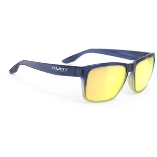 Rudy Project Spinhawk Edge RP Optics Sonnenbrille Crystal Blue Avio / Apple Green Fade Gloss