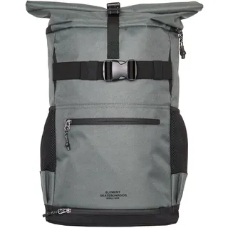 Element Ground Skate Roll Top Rucksack Grau Grau One Size - Grau