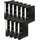 Original Falken 10er Pack PP-Color Kunststoff-Ordner. Made in Germany. 5 cm breit DIN A4 schwarz Vegan Ringordner Aktenordner Briefordner Büroordner Plastikordner Schlitzordner