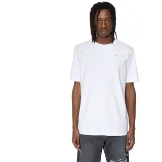 Diesel Just Microdiv Kurzarm-t-shirt - White - M