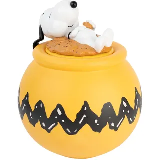 Grupo Erik Peanuts Snoopy Keksdose Keramik Vorratsdosen Geschenke Merch | Aufbewahrungsbox mit Deckel Keksglas Groß 20,5 x 24,6 cm Vorratsbehälter mit Deckel - Offizieller Peanuts Snoopy Fanartikel