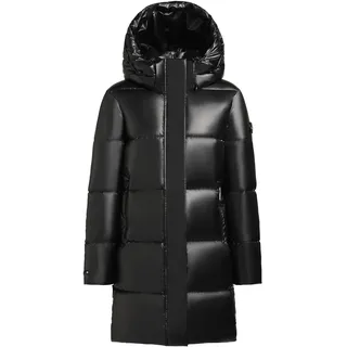 khujo Steppmantel »Steppmantel Haya Shiny-YM«, Wasserdichter gesteppter Damen Winter Kurzmantel, schwarz