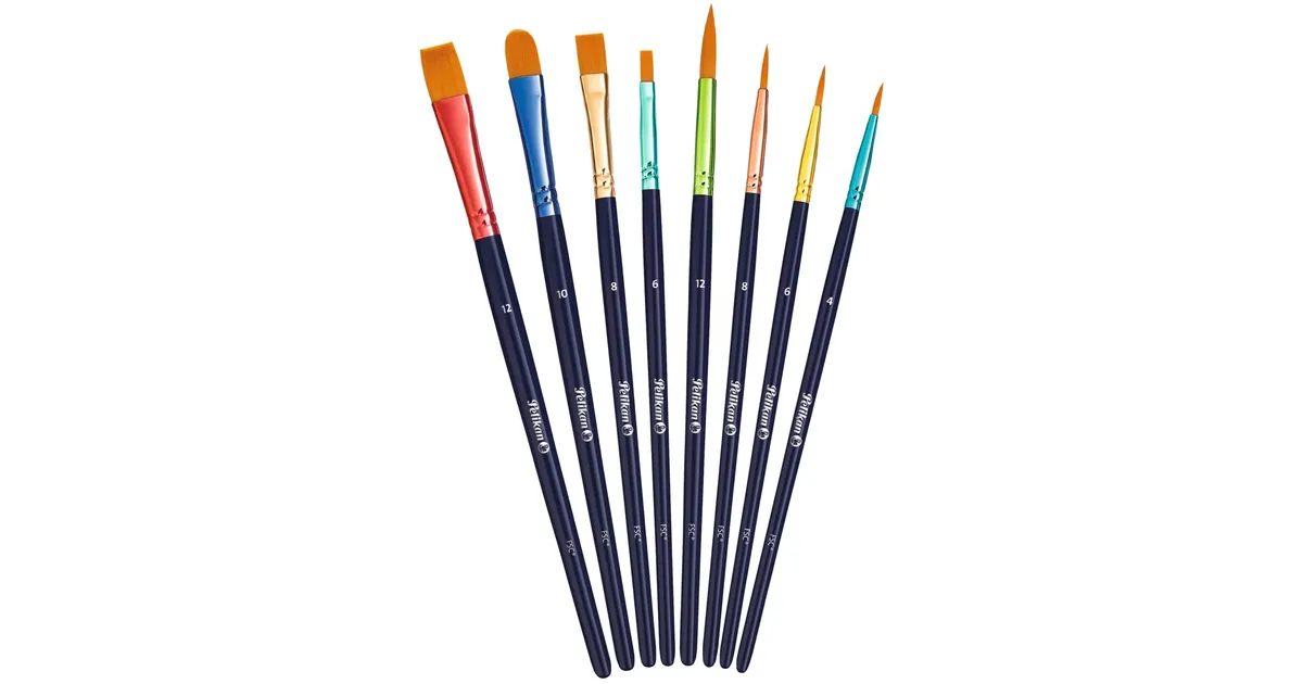 Pelikan Premium Pinsel Set Gr e 3 4 6 8 10 12 8 teilig Juuhu at pelikan-premium-pinsel-set-gr-e-3-4-6-8-10-12-8-teilig-juuhu-at