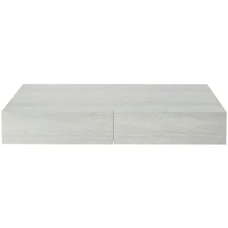 [en.casa] Wandregal Karstula 80 x 12 x 35 cm Grau
