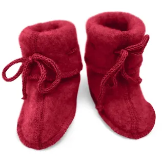 Engel Natur, Baby-Schühchen Fleece, 100% Wolle (kbT) (50-56, Jaspis Melange)