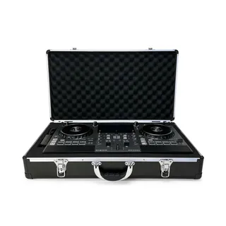 UNISON Case für Numark Mixstream Pro Go, Schutzkoffer (Hochwertiger Transportkoffer, mit individuell gestanztem Schaumstoff, leichtes & robustes Design, Metallverschlüsse, ergonomischer Gummigriff)