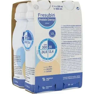 Fresubin Protein Energy Drink Nuss Trinkflasche 4X200 ml