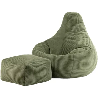 I.C.O.N. Sitzsack Dalton mit Hocker