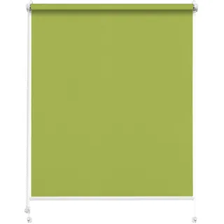 Rettika Sichtschutz Rollo ohne Bohren - Dunkelgrün, Breite: 40cm, Höhe 120 - Rollos für Fenster ohne Bohren, Fenster rollos für innen, Jalousien zum Klemmen, Klemmrollo