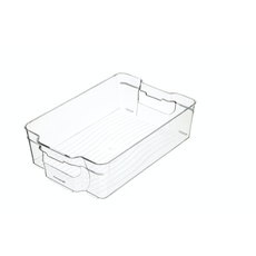 KitchenCraft Essenbehälter, Kühlschrank- Küchenbehälter, Durchsichtiger Kunststoff, 21 cm x 31,5 cm x 9 cm