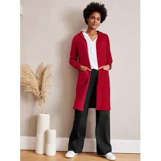 Inspirationen Longstrickjacke, rot