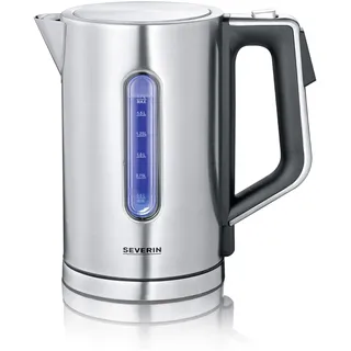 Severin WK 3418 1,7 l Edelstahl gebürstet/Schwarz