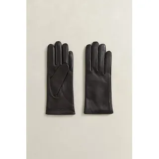 GANT CASHMERE LINED LEATHER GLOVES Braun M