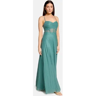 Vera Mont Abendkleid Glitzer-Look Grün/Silber 32