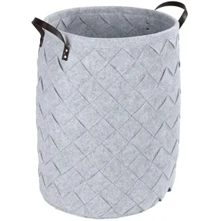 Wenko Wäschesammler Trovo Grau Körbe & Aufbewahrung