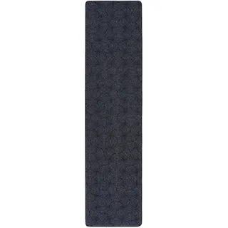 Snapstyle Läufer Feinschlinge Designer Teppich Circle , Schwarz , Textil , 100x400 cm , Teppiche und Böden, Teppiche, Teppichläufer, Läufer