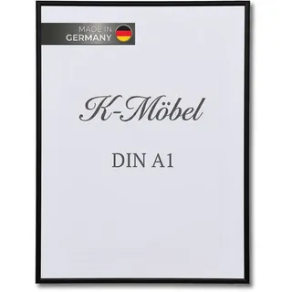 K-Möbel Bilderrahmen Aluminium Schwarz 59,4x84,1 cm 1 St.