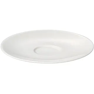 Dibbern Coupe Untertasse aus Fine Bone China Porzellan in der Farbe Weiß, 1511300000