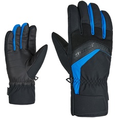 Bild Herren GABINO Ski-Handschuhe/Wintersport | Warm, Atmungsaktiv, Black.Persian Blue, 9