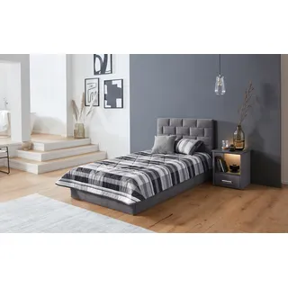 Westfalia Schlafkomfort Tagesdecke 175 x 225 cm Schwarz/Grau/Weiß