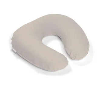 Doomoo Stillkissen Softy - Bio-Baumwolle, feine Mikroperlenfüllung, Sand
